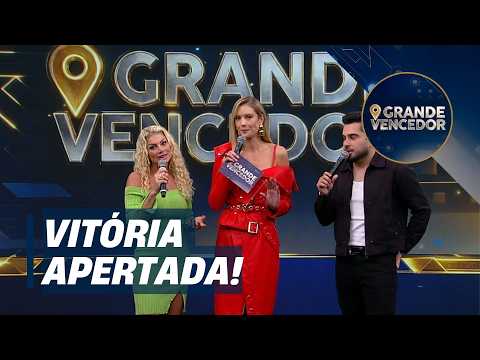 By a hair! Marcelo Mesquita gets the upper hand against Cátia Paganote in the spot-the-difference...