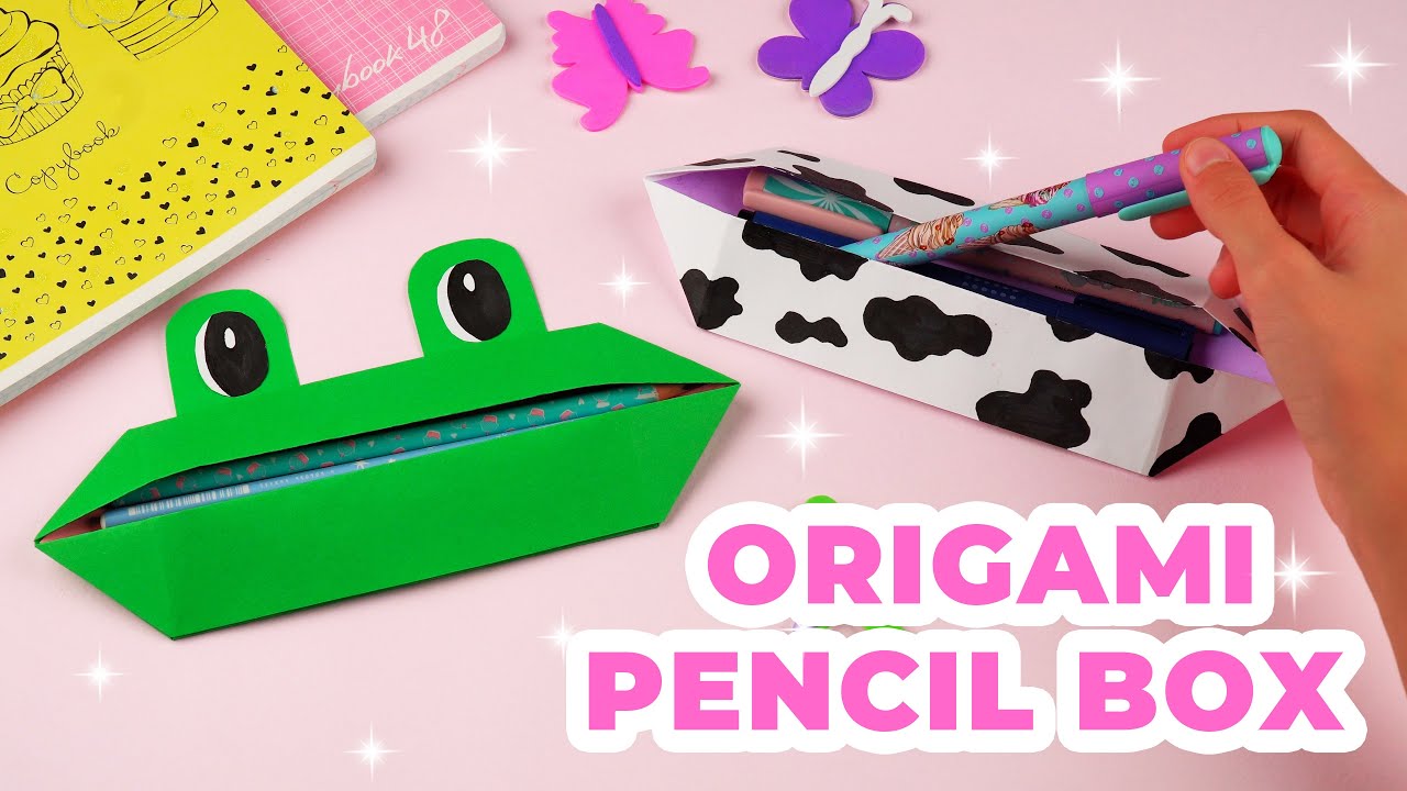 Origami Paper Pencil Box | Origami and Crafts | Origako
