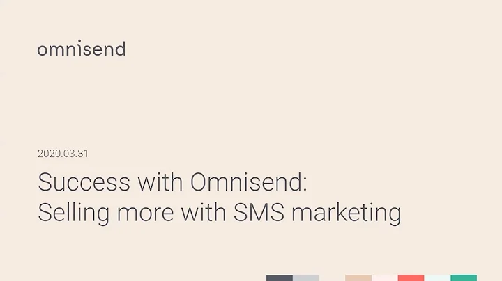 Increase Sales with Omnisend's SMS Marketing