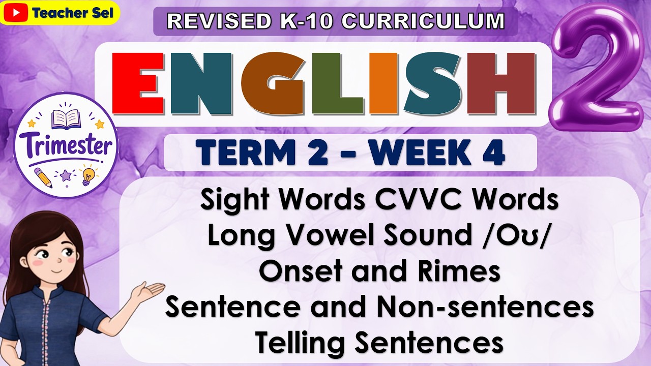 English 2 Term 2 Week 4 - S Long vowel sound /oʊ/ Onset and rimes - YouTube