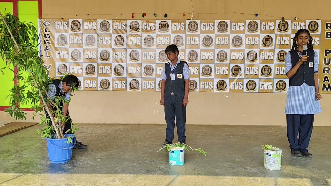 Morning Assembly by GVS Grade -7 kids