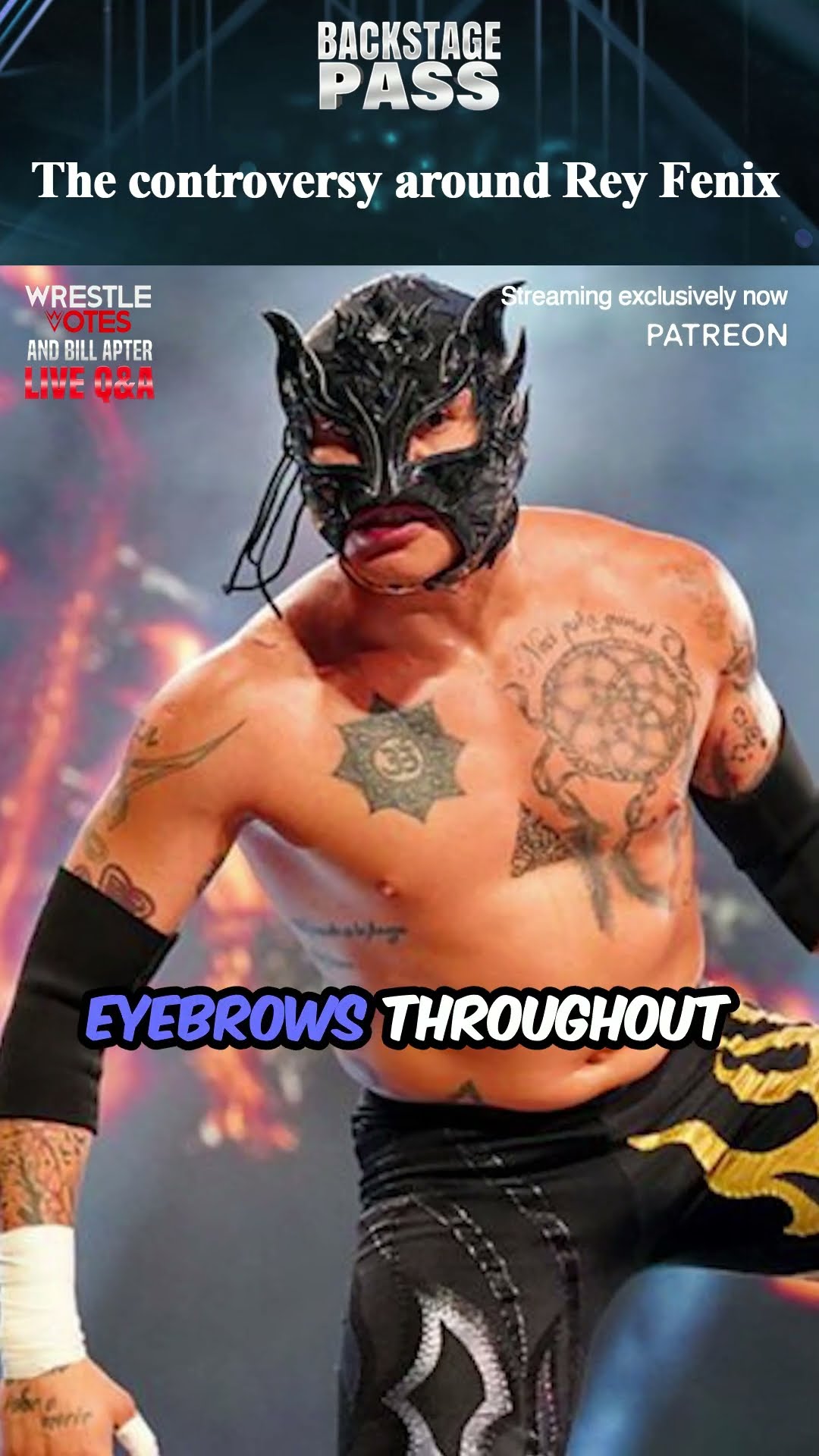 How did WWE react to Rey Fenix's controversial tweets? #wwe #reyfenix #aew #wrestling #shorts