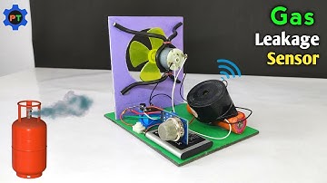 Gas Leakage Detector 🚨 With Automatic On Exhaust Fan | Inspire Award Project