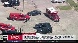 1 person shot at Wilmer-Hutchins High School in Dallas