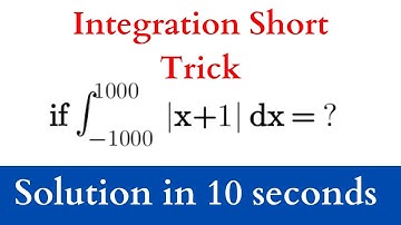 Short Cut In Integration For KCET: Solution With In 10 Seconds.