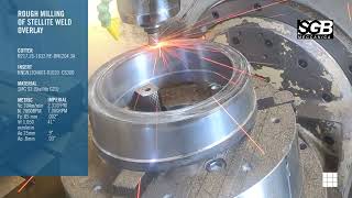 Rough Milling of Stellite Weld Overlay | Seco tools