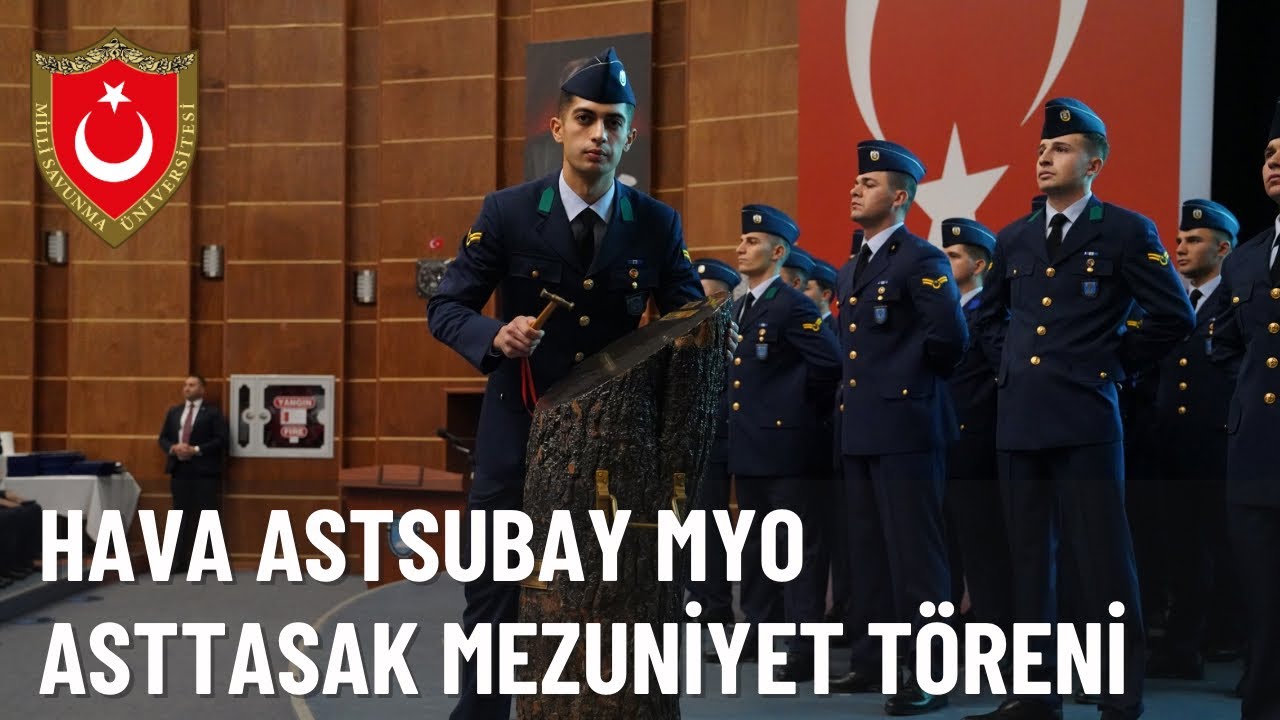 Milli Savunma Üniversitesi Hava Astsubay Meslek Yüksekokulu ASTTASAK Mezuniyet Töreni 