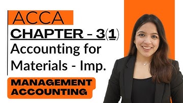 Ch 3 (1) Accounting for Materials | MIS, TPS & Extranet l CONTROLS - EXAMPLES RUCHI GOYAL MA ACCA