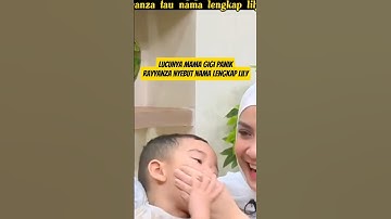 lucunya mama gigi panik rayyanza tau nama lengkap Lily #rayyanza #lily #nagita #raffi