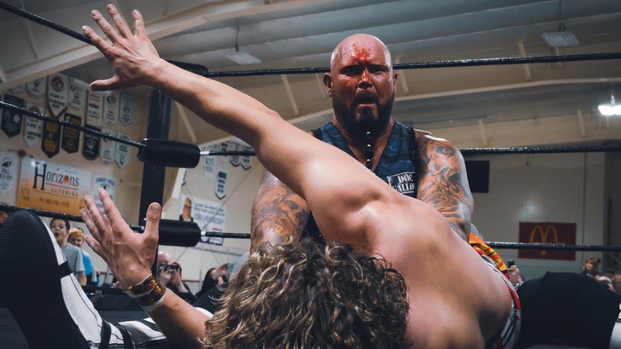 Doc Gallows vs Channing Decker (New Japan Pro Wrestling, Impact Wrestling, Greektown Wrestling)