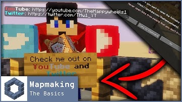 Kaartmaken: de basis #5 - Klikbare borden en tellraw | Minecraft Java Edition