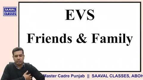 EVS ਦੇ ਨਵੇ add ਹੁਏ ਟੋਪਿਕ । Friends and family || Relationship || work and play || Animal|| plants