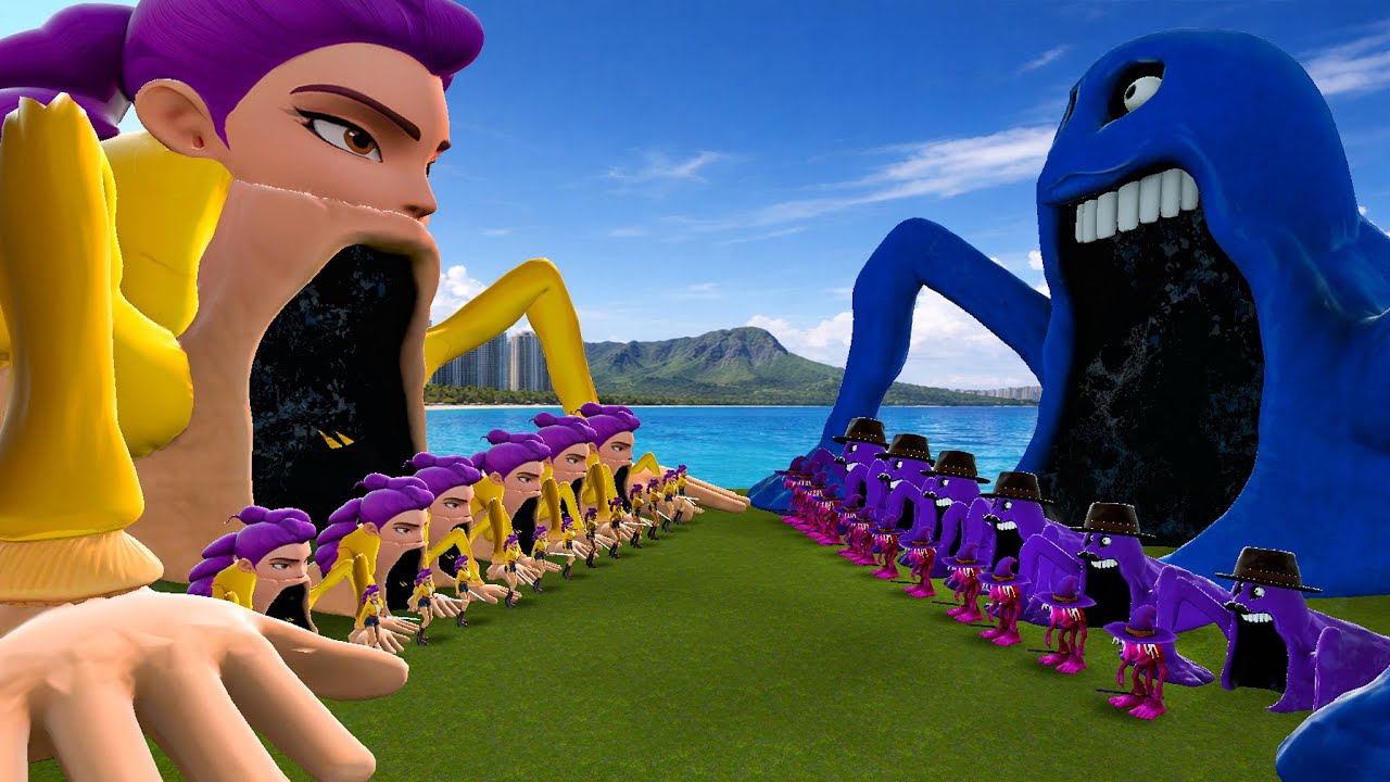 NEW RUMI SEA EATER FROM KPOP DEMON HUNTERS VS ALL ROBLOX HUNGRY SNAKE SEA EATER FAMILY - Garry's Mod