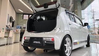 アルトのリア補強！剛性アップ！！車体に沿った形のバーを取り付けました！シュピーゲル製。Spiegelオリジナル商品。
