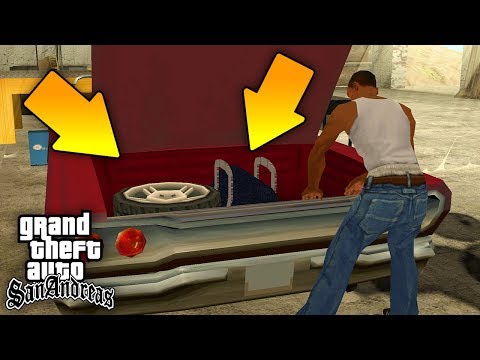 Секретный способ открыть багажник в GTA: San Andreas !!!