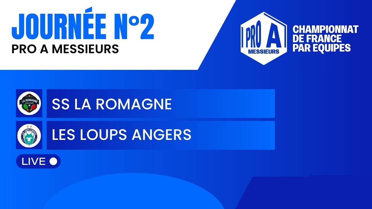 PRO A MESSIEURS | J2 | LA ROMAGNE SS - ANGERS LES LOUPS