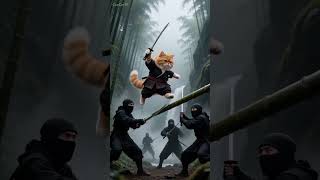 POV: You forgot to fill the food bowl #samuraicat #ninjacat #martialarts #studioghiblivibes #wuxia