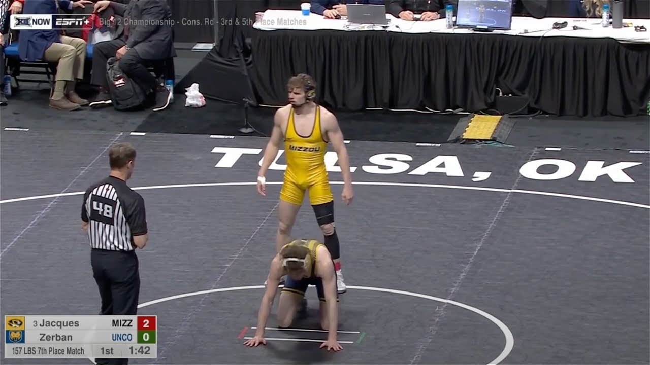 157lbs Jarrett Jacques (Missouri) vs Vinny Zerban (Northern Colorado