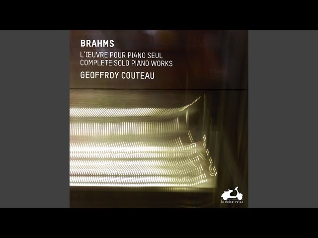 Brahms - Intermezzo op.119 n°2 : Geoffroy Couteau