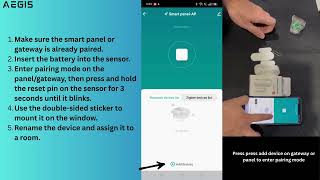 Aegis Smart Door/Window Sensor Setup Guide & Tutorial