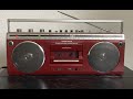 Boombox philips spatial stereo type d8314 red