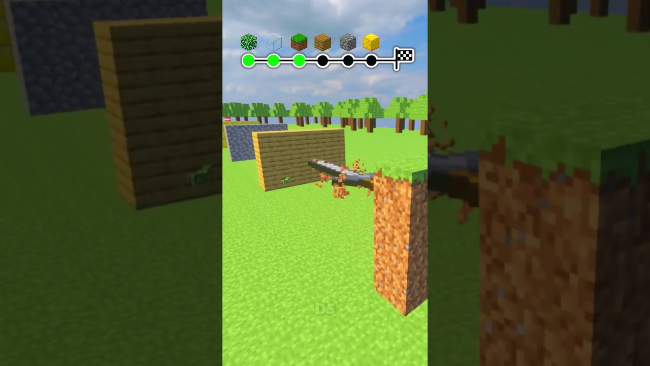 Upgrading Sword vs Minecraft Walls!🧱