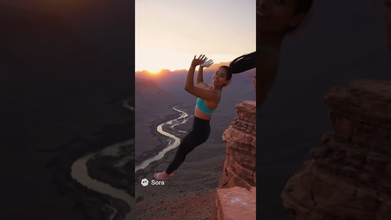 Epic Cliff Acrobatics