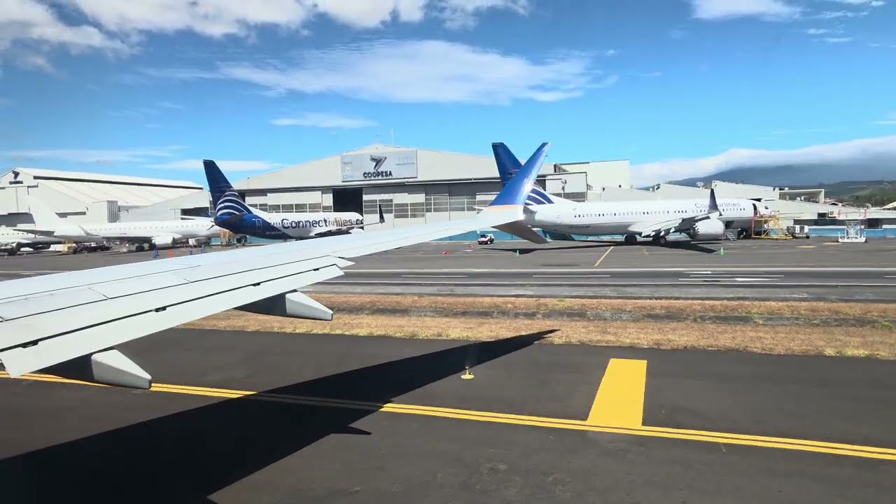 Despegando de San Jose Costa Rica, Copa Airlines CM193