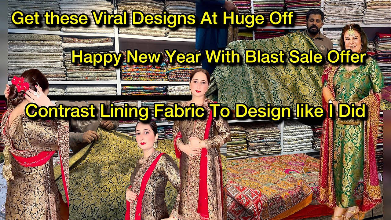 Trendy Banarsi Loose Fabric At Huge Off || Wedding Season Sale || Pure Fabric For suits And Lehnga 