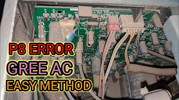 Gree DC inverter ac p8 error problem solve Bilalvlog