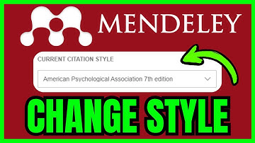 How To CHANGE Citation Style In Mendeley (QUICK & EASY) 2025