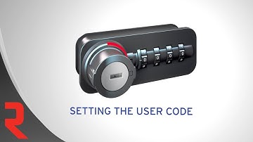 Combination lock 59 - Setting the User Code
