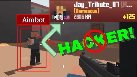 When You Meet A Hacker in Krunker.io...