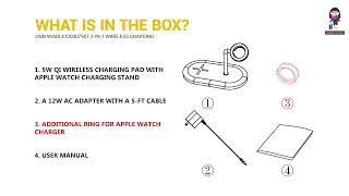 How to Set Up and Use the Onn. WIABLK100007907 2-in-1 Wireless Charging Pad