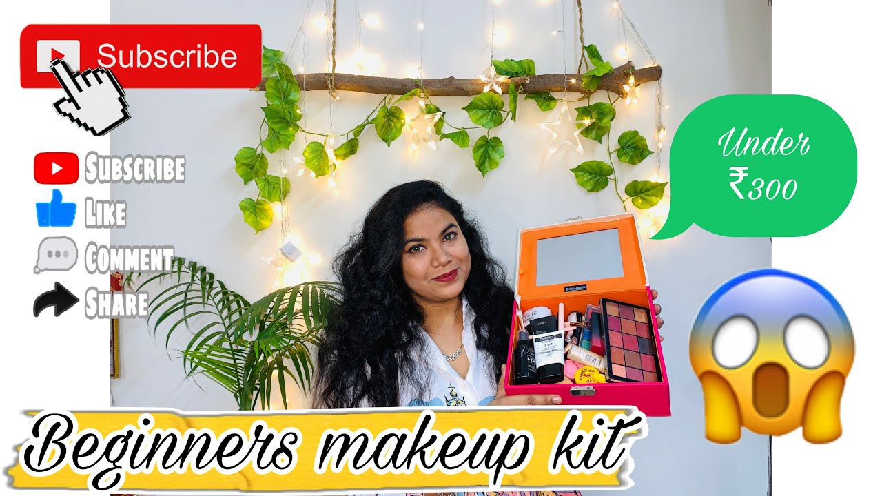 Affordable Makeup Kit for Beginners Under Rs. 300 | Beginners makeup kit | Kims Rainbow