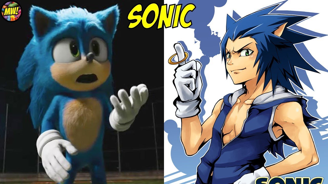 Los Personajes de Sonic Si  Fueran Anime  YouTube