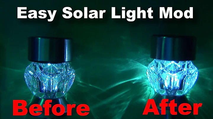 Brighter Dollar Tree Solar Pathway Light Mod