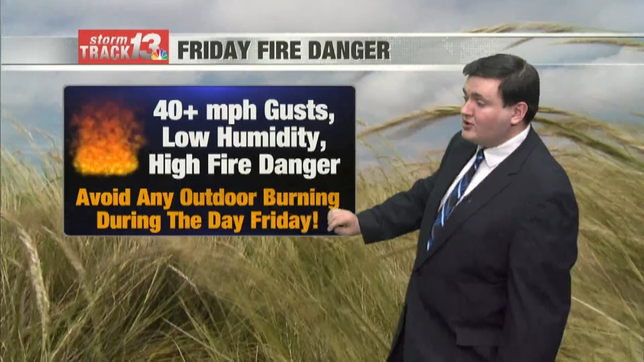 Friday brings a warm and windy end to the week - YouTube