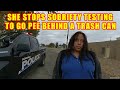 Bodycam DUI Arrest - Woman Stops Field Sobriety Testing to Pee Behind a Trash Can