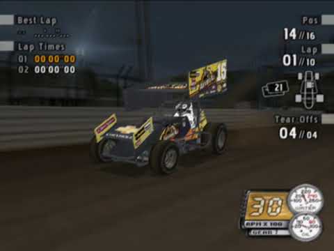 Sprint Cars 2: Showdown at Eldora (PS2 Gameplay)