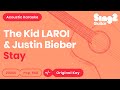 STAY The Kid LAROI Justin Bieber Acoustic Karaoke 