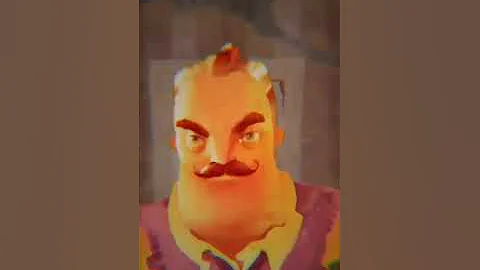 Mr Peterson appears to be very shiny 😐 #helloneighbor #shorts