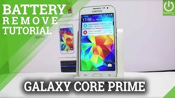 Remove Battery SAMSUNG Galaxy Core Prime - Open Back Cover / Restart