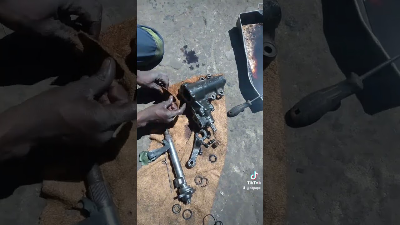 repairing of steering box for Nissan NP 300