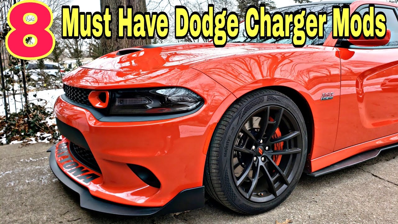 8 MUST HAVE MODS FOR THE DODGE CHARGER - YouTube