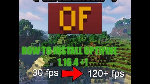 How To Install Optifine Minecraft 1.16.4+!