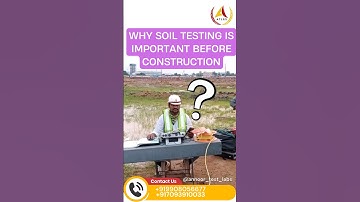 Why soil testing is important? #viralvideo #construction #viralshorts