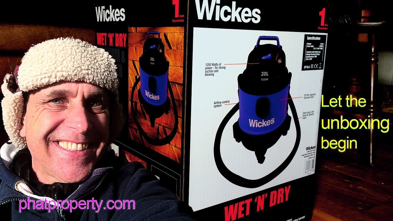 Wickes Wet and Dry Vacuum Cleaner and Blower Unboxing Timelapse 2020