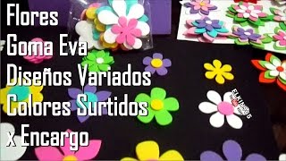 Flores en goma eva o foamy x encargo
