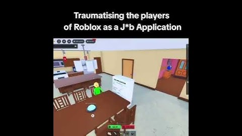 Scaring People As Job Application💀 #roblox #funny #shorts